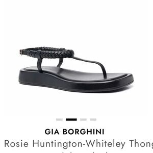 Gia x RHW Rosie leather thong sandals size 9